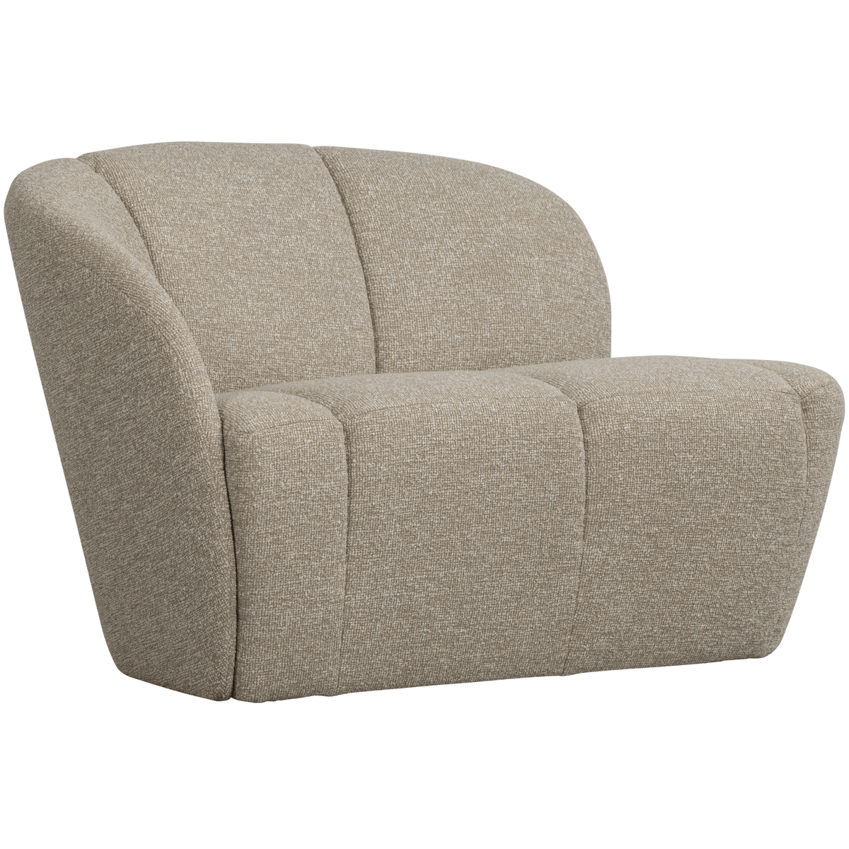 MOJO 2-ZITS BANKJE LINKS BOUCLE BEIGE MELANGE