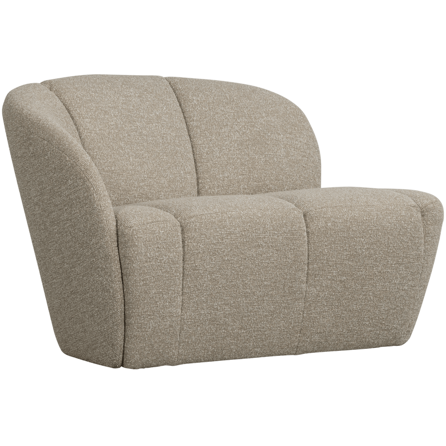 MOJO 2-ZITS BANKJE LINKS BOUCLE BEIGE MELANGE