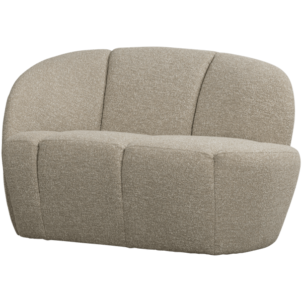 MOJO 2-ZITS BANKJE LINKS BOUCLE BEIGE MELANGE