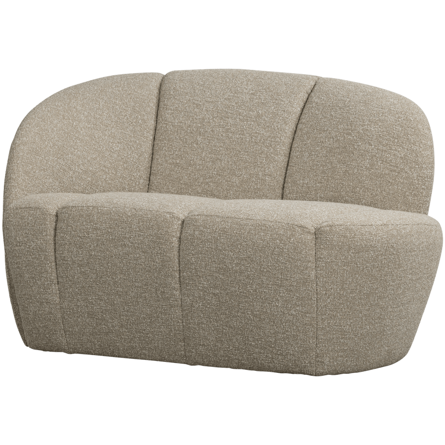 MOJO 2-ZITS BANKJE LINKS BOUCLE BEIGE MELANGE