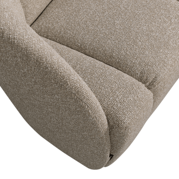 MOJO 2-ZITS BANKJE LINKS BOUCLE BEIGE MELANGE