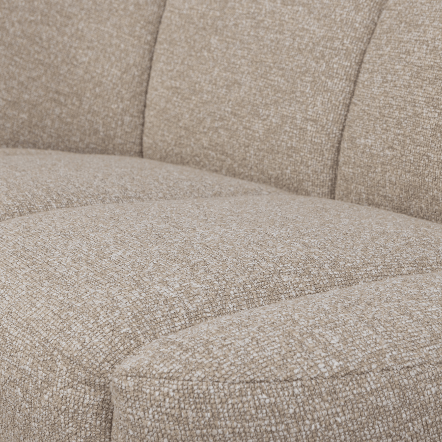 MOJO 2-ZITS BANKJE LINKS BOUCLE BEIGE MELANGE