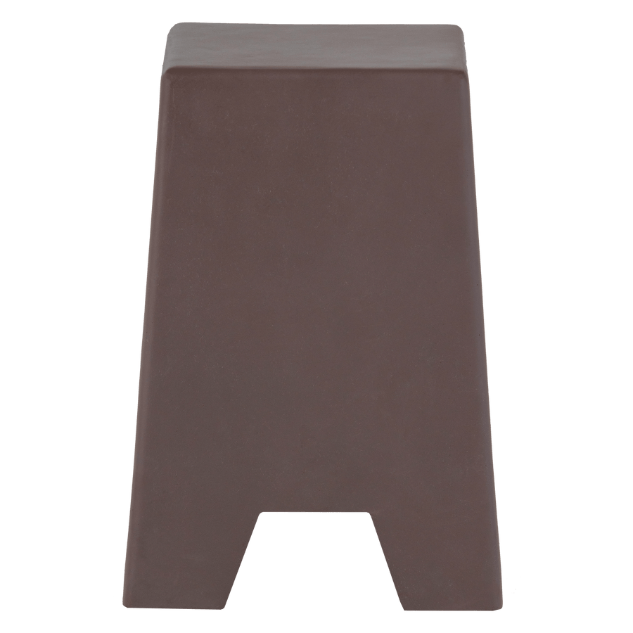 ZINA BIJZETTAFEL HOOG CEMENT BRUIN
