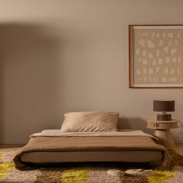 XEM 1-PERSOONS SLAAPBANK VELVET NATUREL