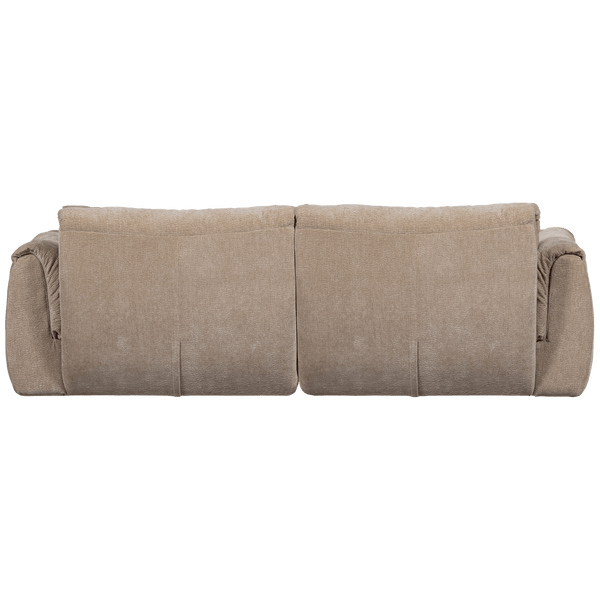 BAGGY 2-ZITS BANK 3D CHENILLE ZAND