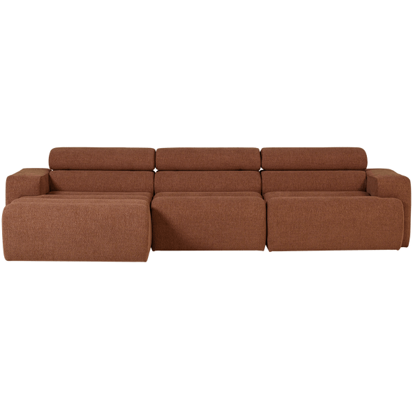 NOVI CHAISE LONGUE BANK LINKS BOUCLE TERRA