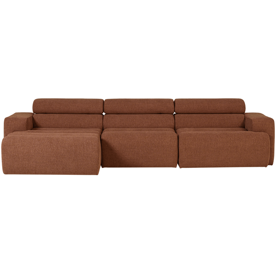 NOVI CHAISE LONGUE BANK LINKS BOUCLE TERRA