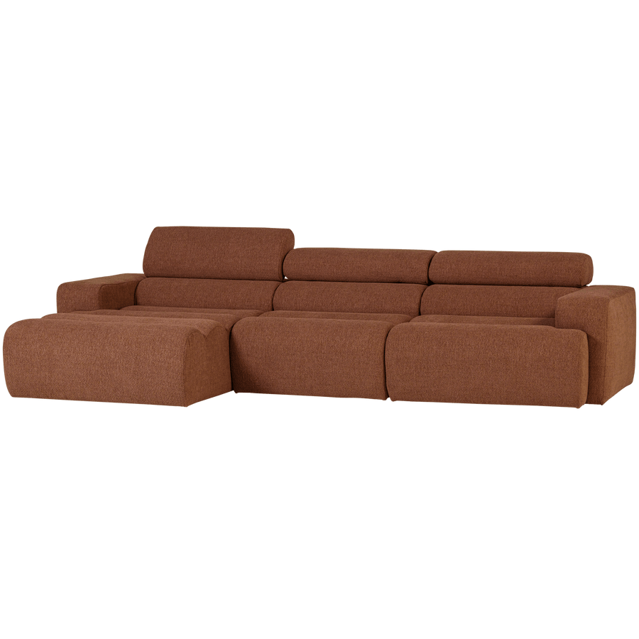 NOVI CHAISE LONGUE BANK LINKS BOUCLE TERRA