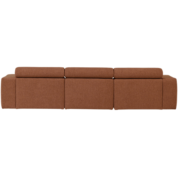 NOVI CHAISE LONGUE BANK LINKS BOUCLE TERRA