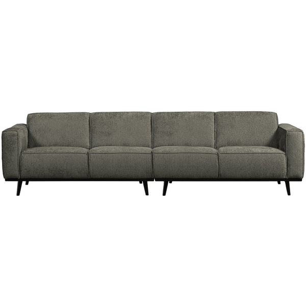 STATEMENT 4-ZITS BANK 280 CM STRUCTURE VELVET FROST