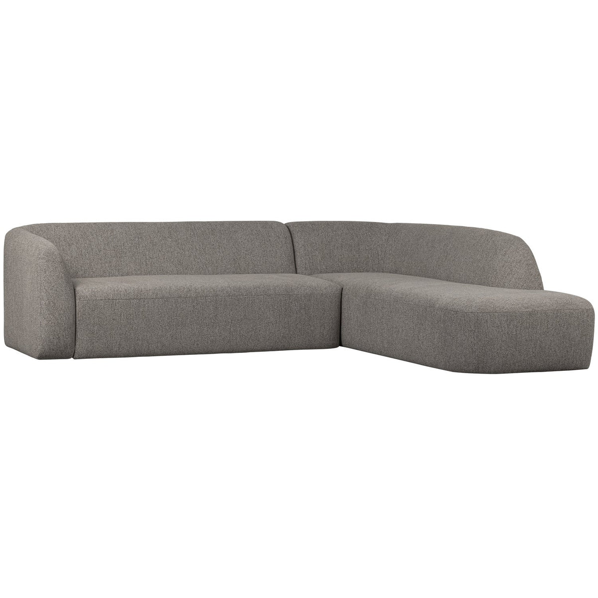 SLOPING HOEKBANK RECHTS GRIJS MELANGE