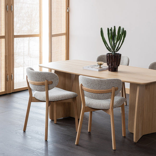 UDAR FAUTEUIL NATUREL MET HOUTEN FRAME NATUREL