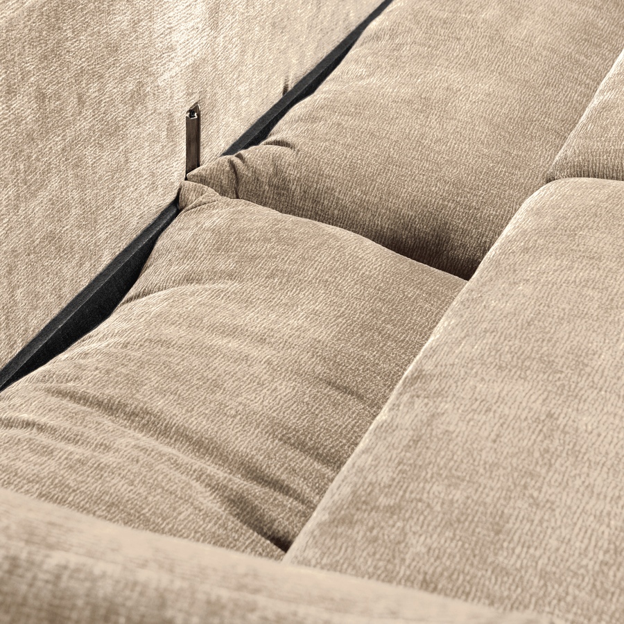 JONNE 3-ZITS SLAAPBANK CHENILLE NATUREL
