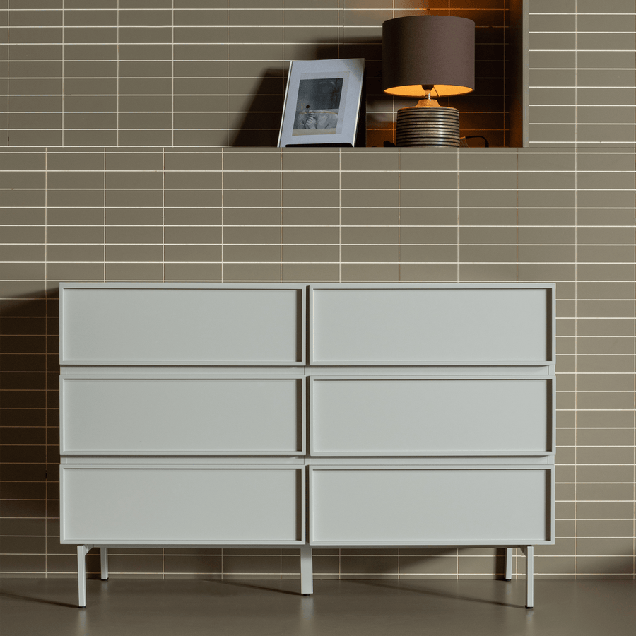 TOURS LADEKAST 6 LADES MELAMINE/MDF ZAND