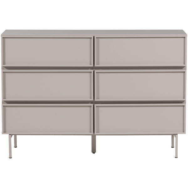 TOURS LADEKAST 6 LADES MELAMINE/MDF ZAND