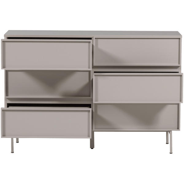TOURS LADEKAST 6 LADES MELAMINE/MDF ZAND
