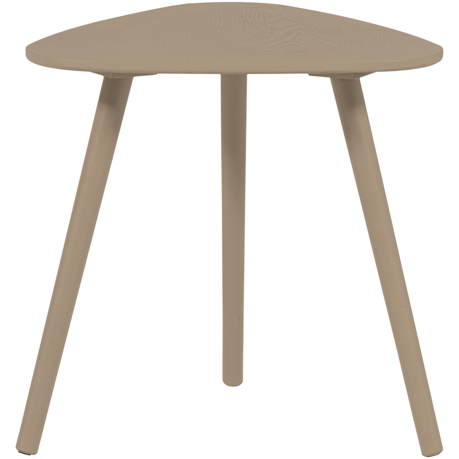 NILA Bijzettafel HOUT ZAND - SET VAN 2
