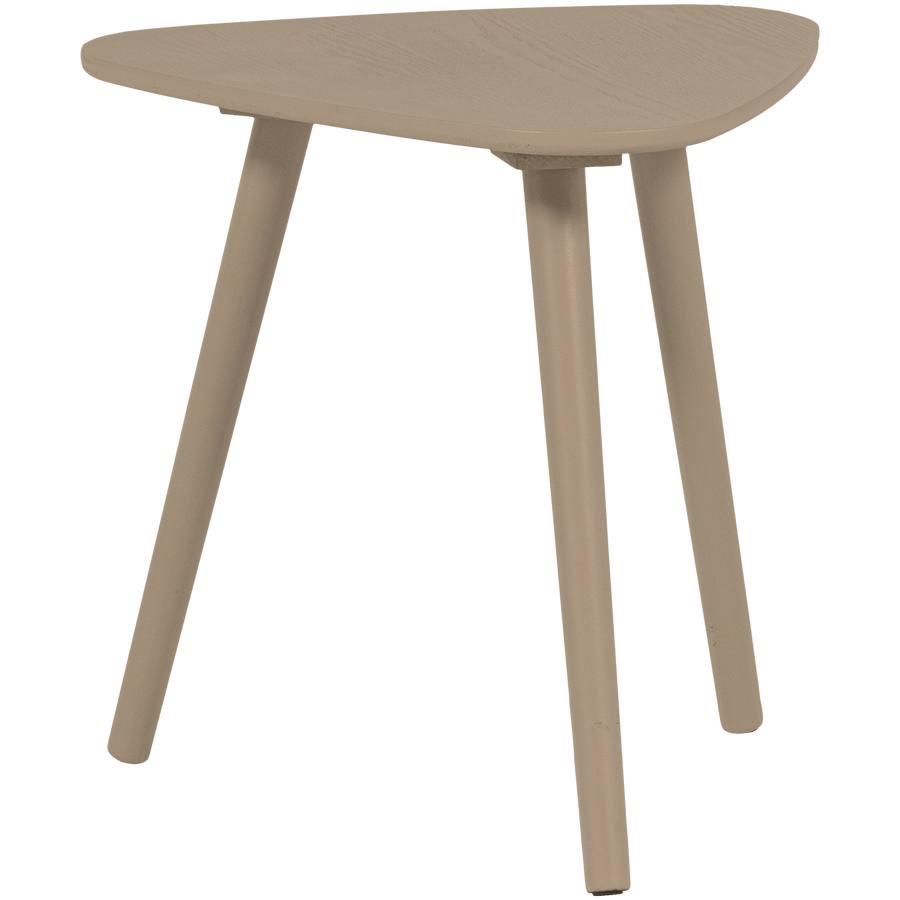 NILA Bijzettafel HOUT ZAND - SET VAN 2