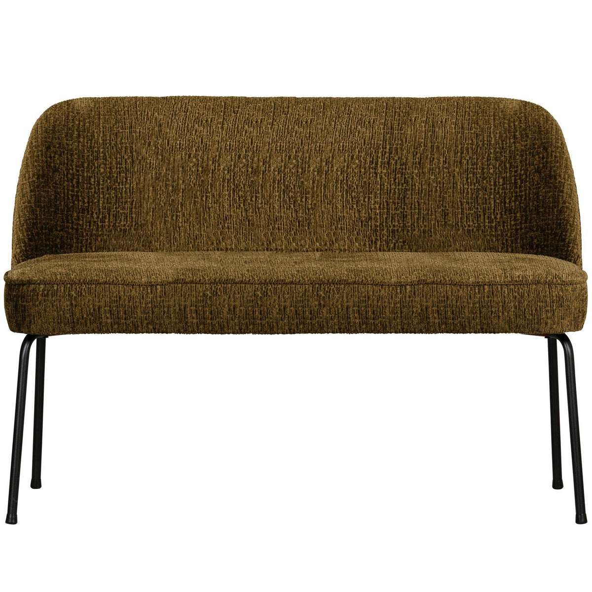 VOGUE EETBANK STRUCTURE VELVET BRASS
