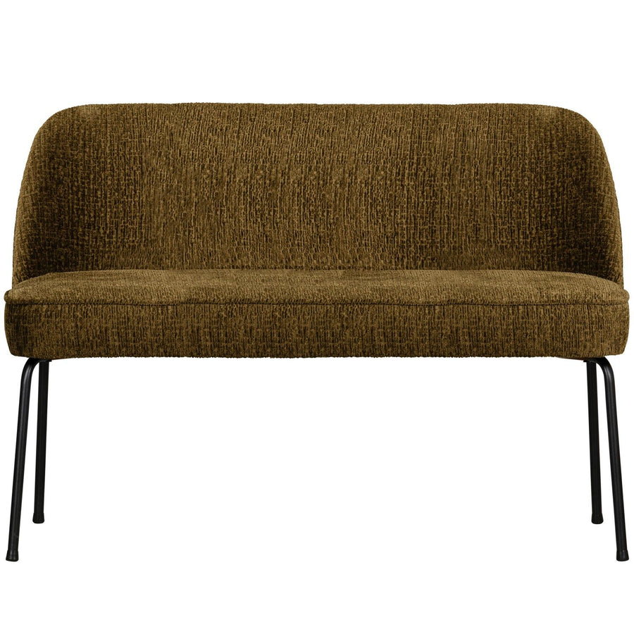 VOGUE EETBANK STRUCTURE VELVET BRASS