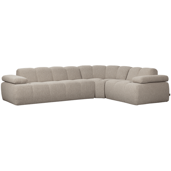 MOJO HOEKBANK RECHTS BOUCLE BEIGE MELANGE