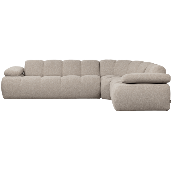 MOJO HOEKBANK RECHTS BOUCLE BEIGE MELANGE