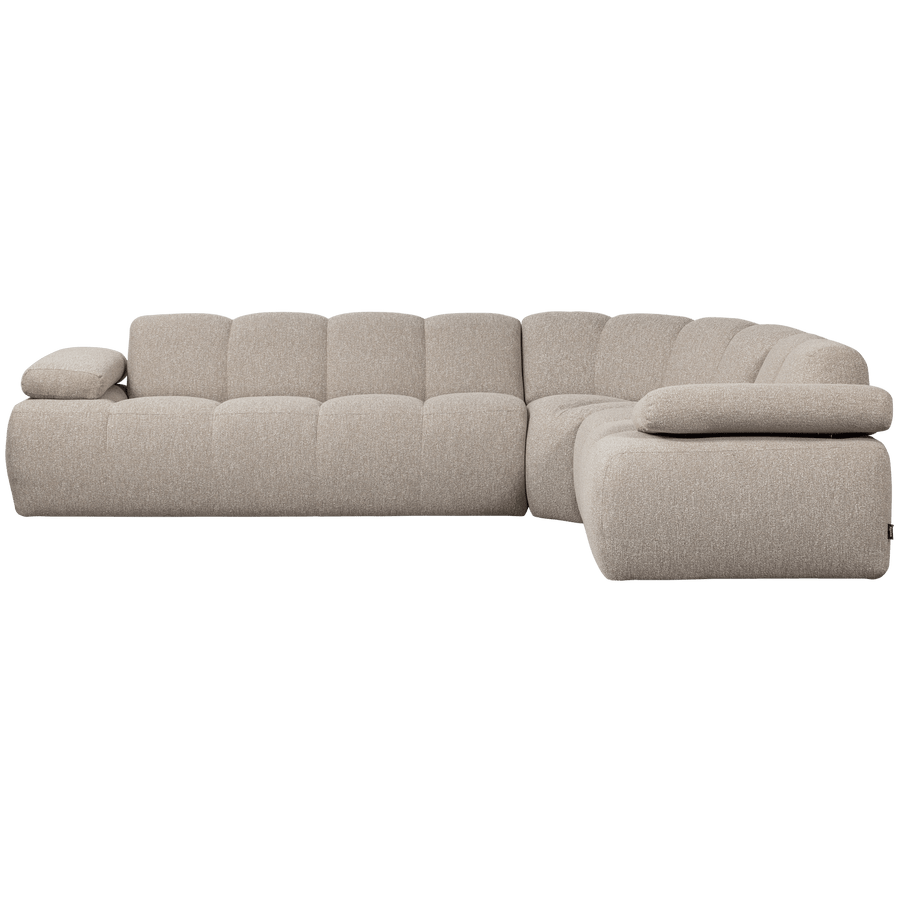 MOJO HOEKBANK RECHTS BOUCLE BEIGE MELANGE