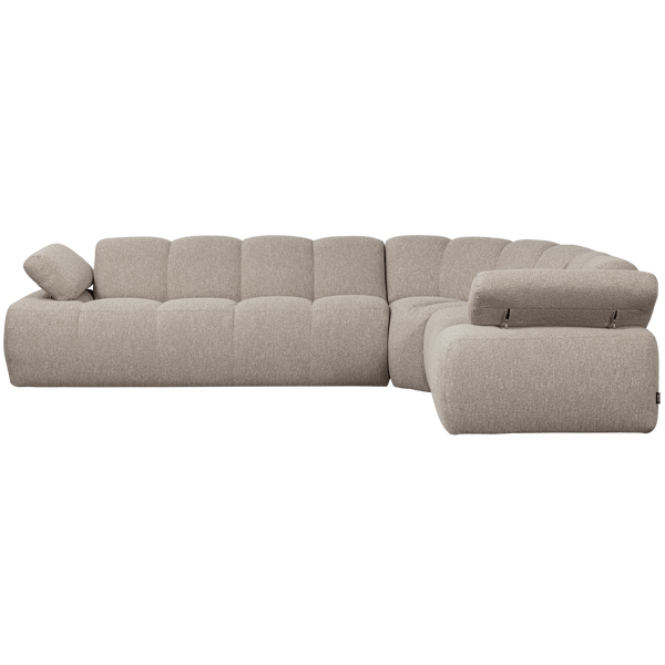 MOJO HOEKBANK RECHTS BOUCLE BEIGE MELANGE