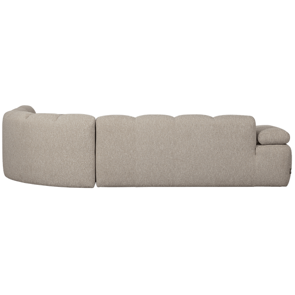 MOJO HOEKBANK RECHTS BOUCLE BEIGE MELANGE