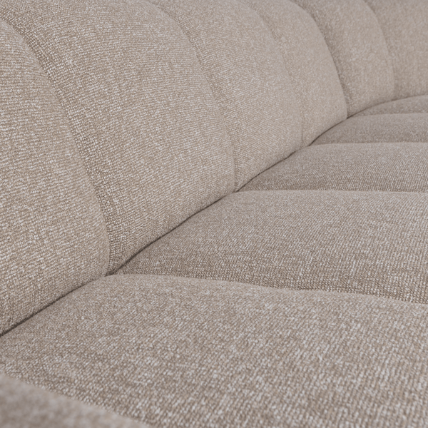 MOJO HOEKBANK RECHTS BOUCLE BEIGE MELANGE