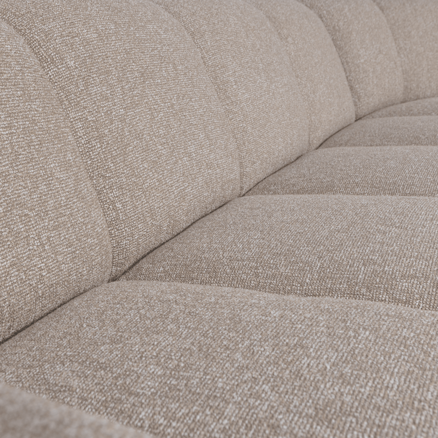 MOJO HOEKBANK RECHTS BOUCLE BEIGE MELANGE