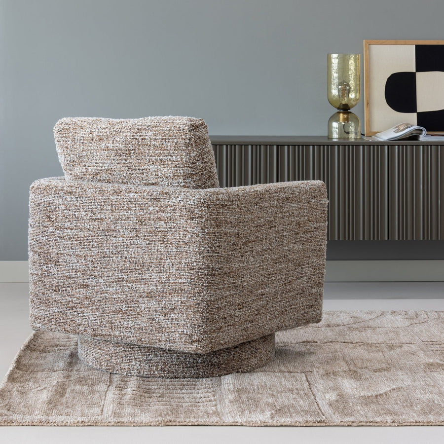 OSKA DRAAIFAUTEUIL BRUIN MELANGE