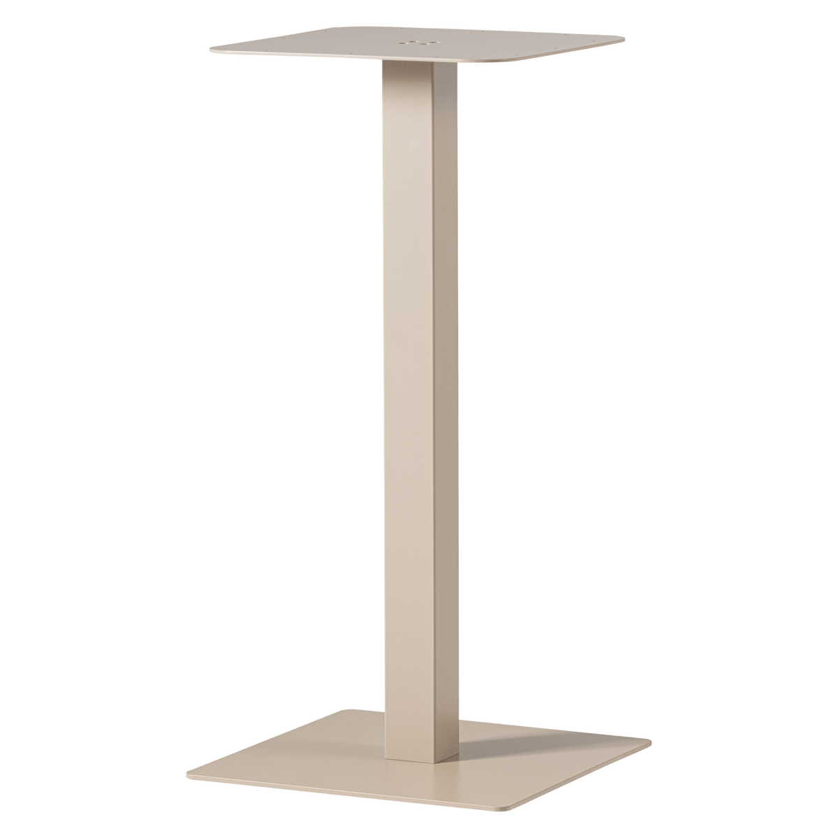 BISTRO VIERKANTE BARTAFEL POOT METAAL DAKARGRAU 105X50X50 CM