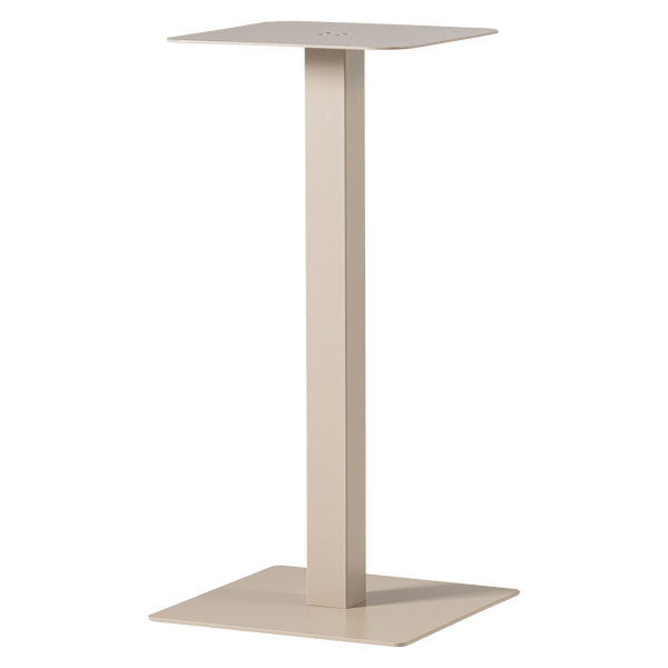 BISTRO VIERKANTE BARTAFEL POOT METAAL DAKARGRAU 105X50X50 CM