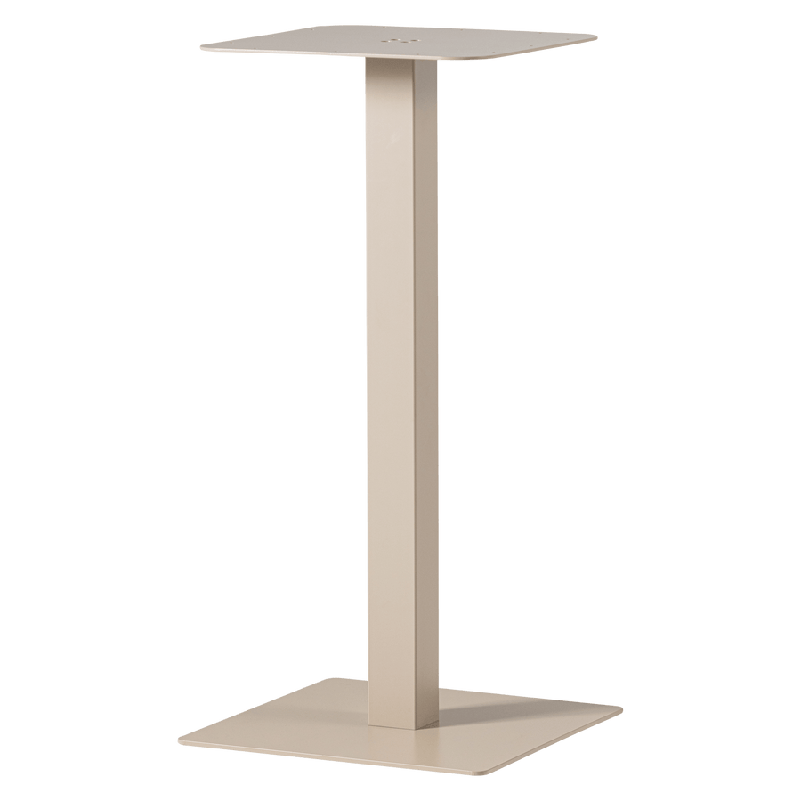 BISTRO VIERKANTE BARTAFEL POOT METAAL DAKARGRAU 105X50X50 CM