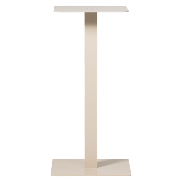 BISTRO VIERKANTE BARTAFEL POOT METAAL DAKARGRAU 105X50X50 CM