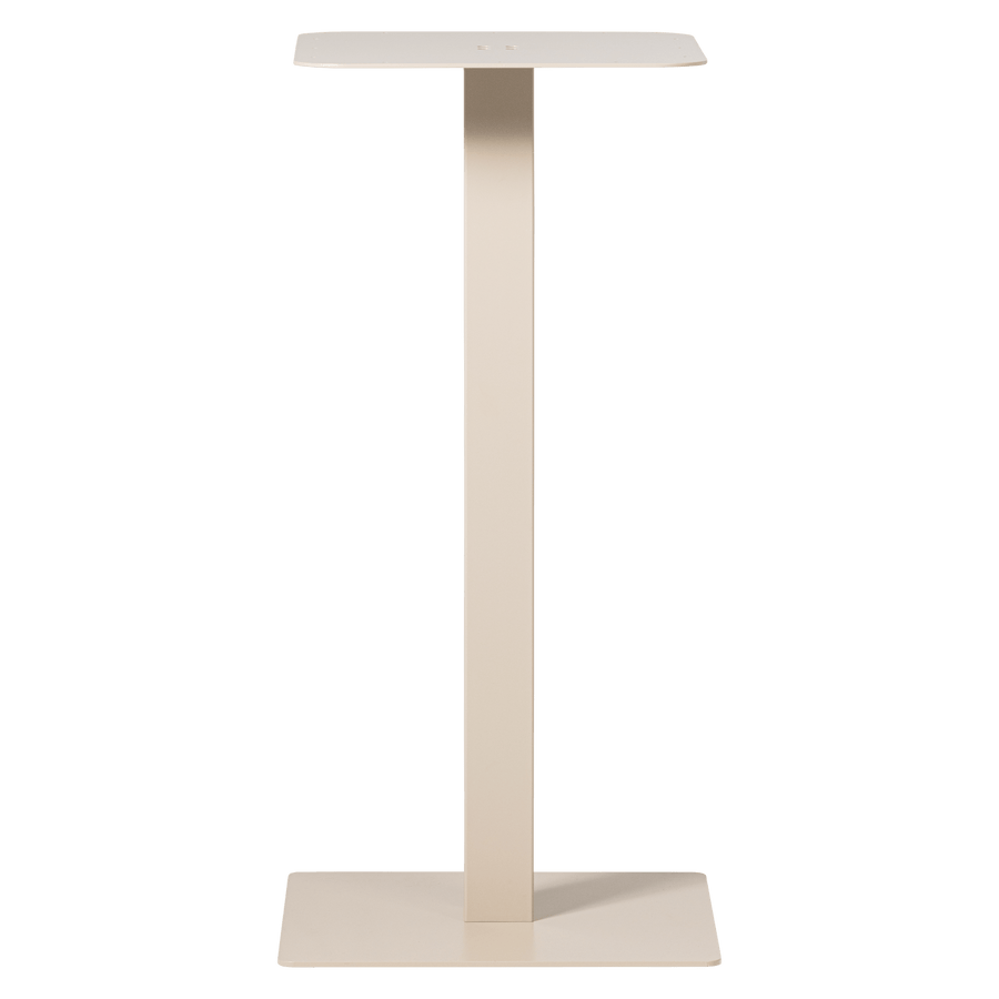 BISTRO VIERKANTE BARTAFEL POOT METAAL DAKARGRAU 105X50X50 CM