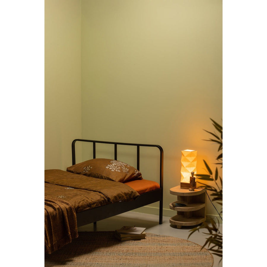 MEES BED TWIJFELAAR METAAL ZWART 120X200 CM