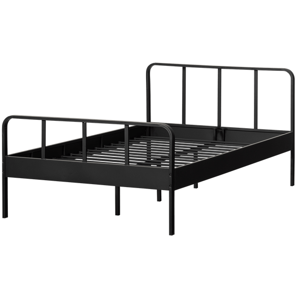 MEES BED TWIJFELAAR METAAL ZWART 120X200 CM