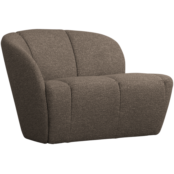 MOJO 2-ZITS BANKJE LINKS BOUCLE BRUIN MELANGE
