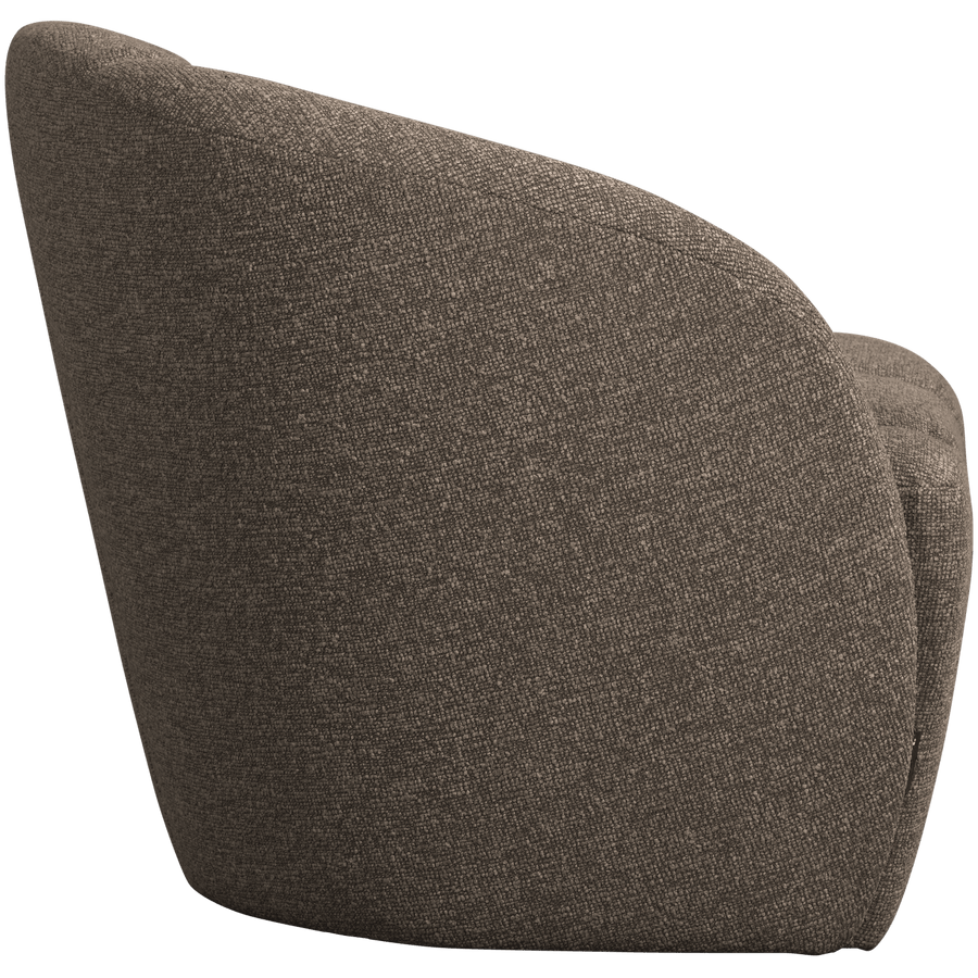 MOJO 2-ZITS BANKJE LINKS BOUCLE BRUIN MELANGE
