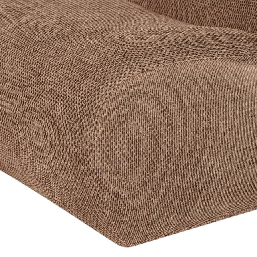 NOMU FAUTEUIL GROVE CHENILLE LICHTBRUIN [fsc]