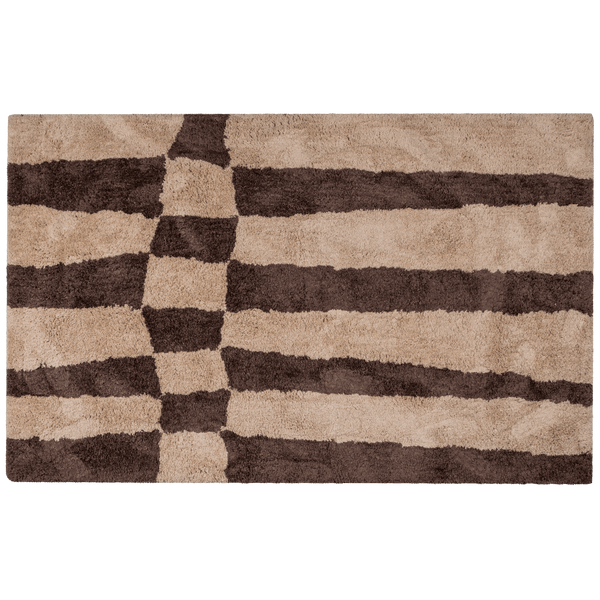 FAFA VLOERKLEED GRAFISCH DESSIN NATUREL/BRUIN 200X300 CM