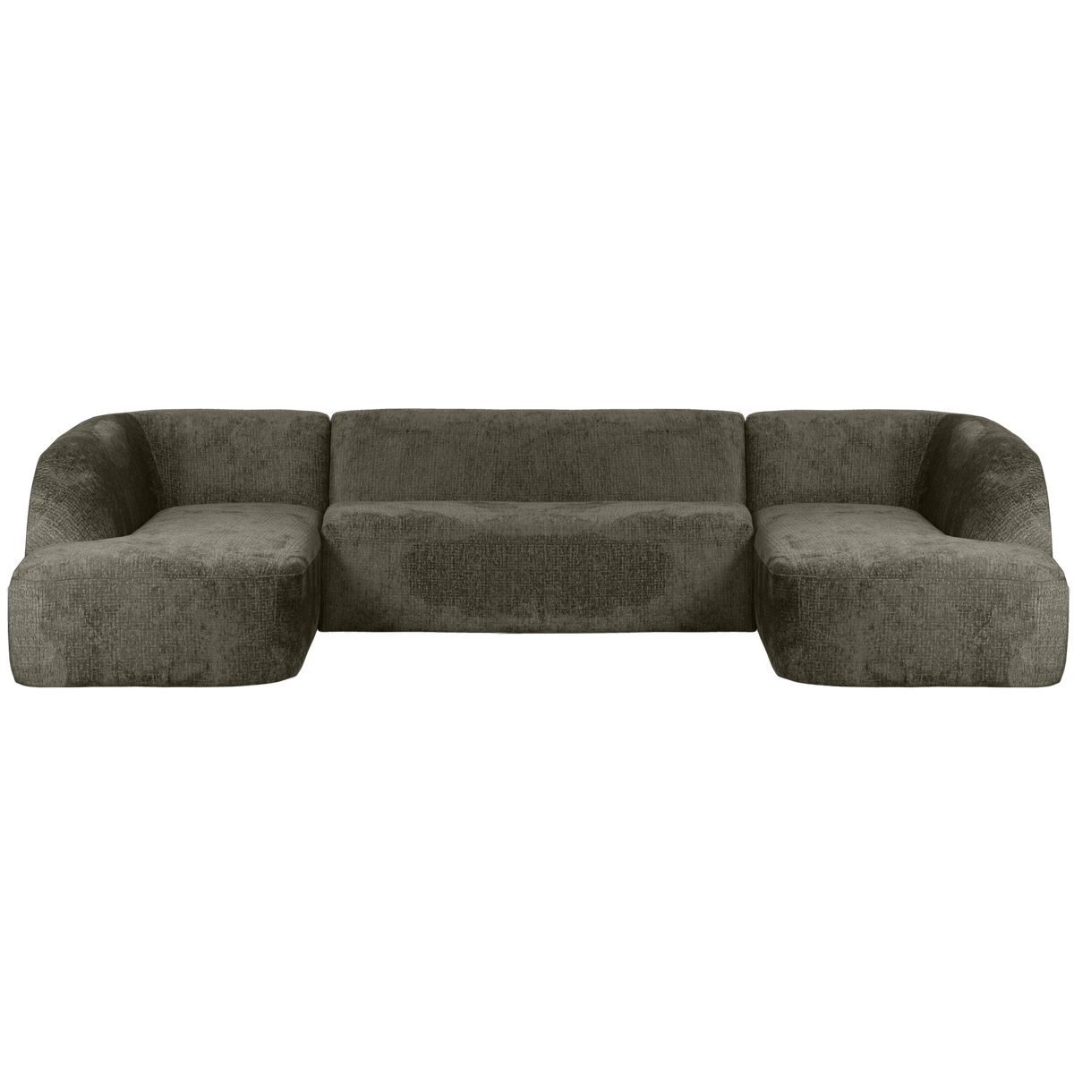 SLOPING U-VORM BANK STRUCTURE VELVET FROST