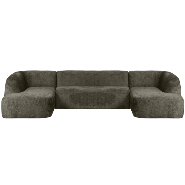 SLOPING U-VORM BANK STRUCTURE VELVET FROST
