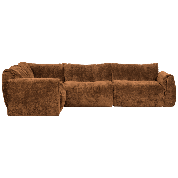BAGGY HOEKBANK LINKS 3D CHENILLE MIDDENBRUIN