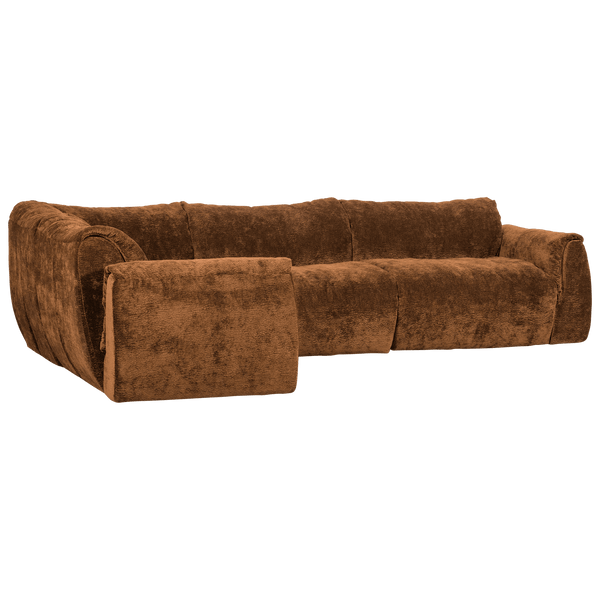 BAGGY HOEKBANK LINKS 3D CHENILLE MIDDENBRUIN