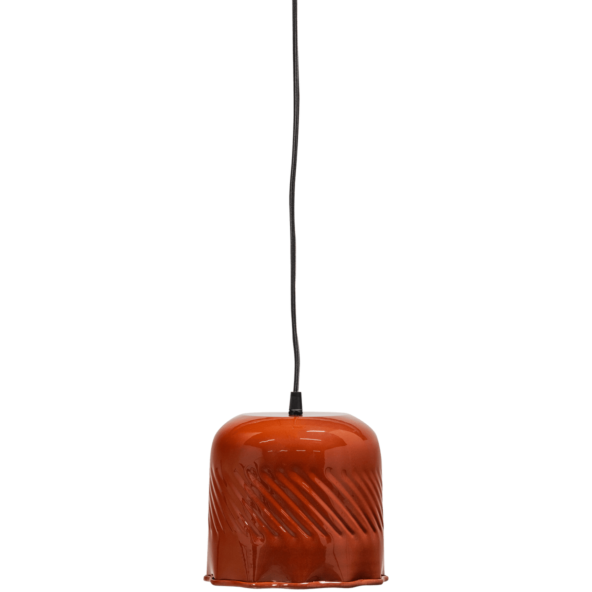 ARLESO HANGLAMP METAAL ORANJE/BRUIN