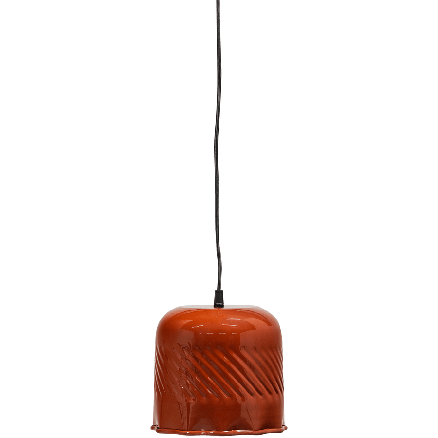 ARLESO HANGLAMP METAAL ORANJE/BRUIN