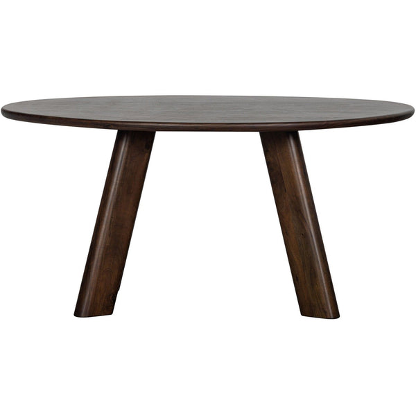 ROUNDLY EETTAFEL/BUREAU 160X110 CM MANGOHOUT DONKERBRUIN
